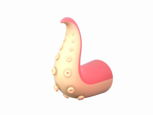 octopus tentacle Modello 3D