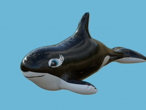 orca float Modello 3D
