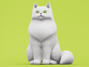 Persian Cat 001 Modello 3D