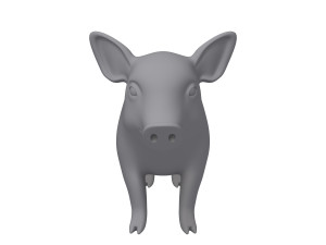 pig Modello 3D