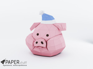 pig head from gravity falls Modello 3D