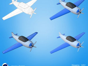 Plane Modello 3D