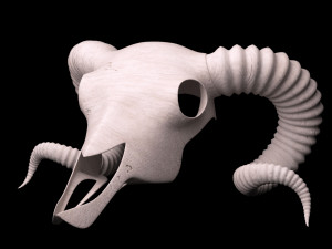 Ram Skull Modello 3D