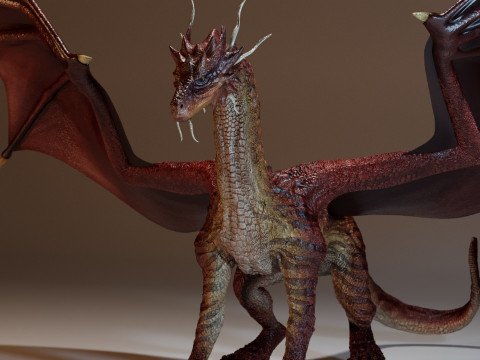 Red Dragon Modello 3D