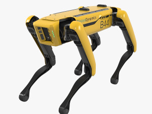 Rigged Boston Dynamics Spot Robot Dog Modello 3D