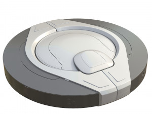 Round drone Modello 3D