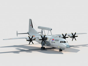 Shaanxi KJ-200 Moth Modello 3D