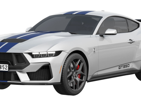 Shelby GT350 2025 Modello 3D