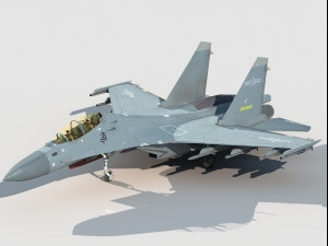 Shengyang J-16 A Modello 3D