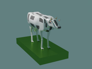 Simple cow Modello 3D