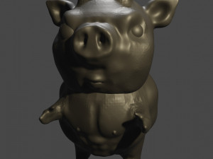 Simple demonic pig Modello 3D