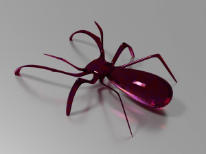 Simple toy spider Modello 3D
