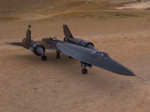 sr71 spyplane Modello 3D