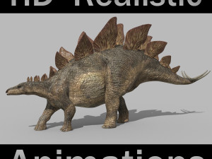 stegosaur forever - 8k Modello 3D