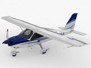 tecnam p2010 Modello 3D