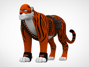 tf2 heavy tiger Modello 3D