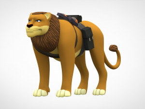 tf2 soldier lion Modello 3D