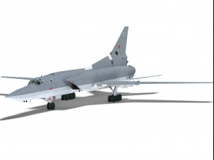 tupolev tu-22m backfire Modello 3D