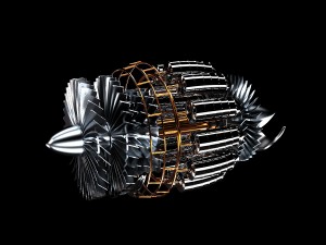 turbine aircraft Modello 3D