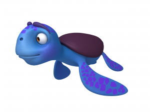 turtle cartoon Modello 3D