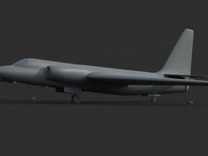 u-2 lockheed Modello 3D