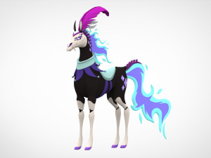 Violet Circus Horse Modello 3D