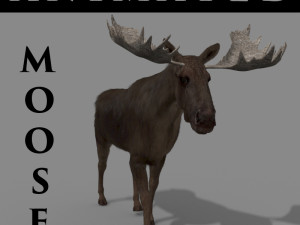 virtual moose Modello 3D
