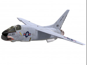 vought rf-8 crusader Modello 3D