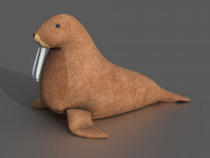walrus teddy Modello 3D