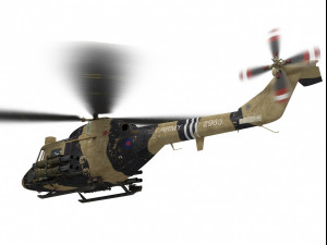 westland lynx Modello 3D