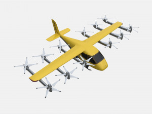 Wisk Generation 6 Aircraft Modello 3D