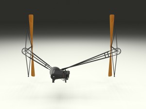 wright flyer propulsion Modello 3D