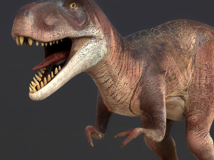 young trex dinosaur Modello 3D