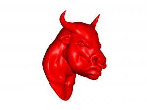 bull head Modello 3D