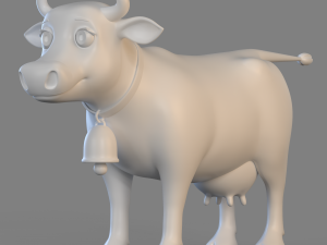 Cartoon Cow Modello 3D
