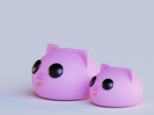 Cutie pigs Modello 3D