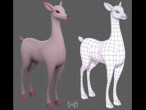 Deer V03 Modello 3D