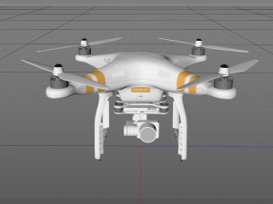 dji phantom 4 Modello 3D