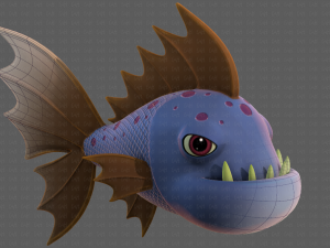 Fish V09 Modello 3D
