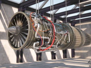 Jet Engine Modello 3D