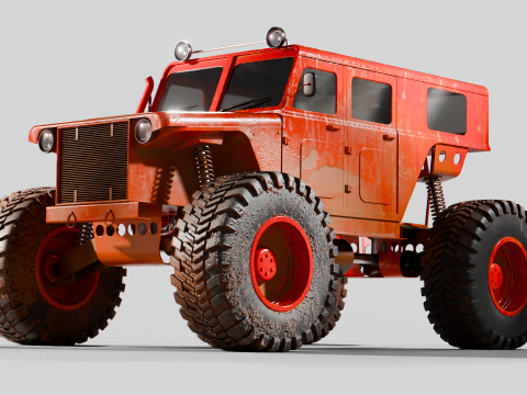 Offroad Sand Rail Truck Modello 3D