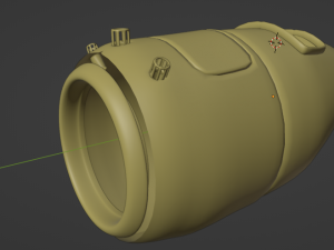 Plane body Modello 3D