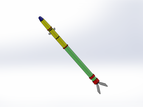 SA-7 ROCKET MISSILE CONCEPT PROTOTYPE Modello 3D
