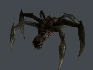 space alien spider Modello 3D