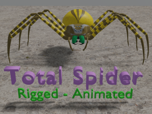 Total Spider Modello 3D