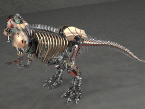 t-rex robotic Modello 3D