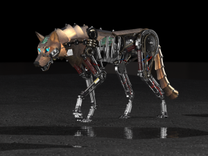 wolf robotic model Modello 3D